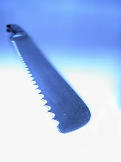 Colorful Kitchen Utensil Drucke: Bread knife