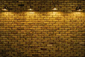 Asian Capital Cities Drucke: Brick wall (background material)