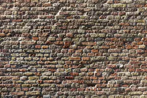 Deserted Building Wall Drucke: Brick wall, texture, brick, wall