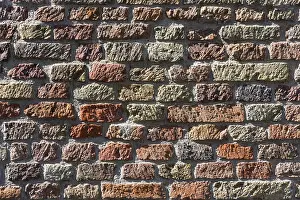 Deserted Building Structure Drucke: Brick wall, texture, brick, wall