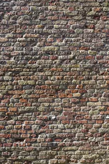 Deserted Building Structure Drucke: Brick wall, texture, brick, wall