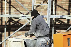 Construction Worker Skills Drucke: Bricklaying, clinker brick work