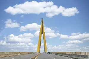 Manaus Drucke: Brücke über den Amazonas.