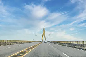 Manaus Drucke: Brücke über den Amazonas.