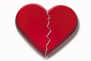 Broken Heart Symbol Drucke: Broken heart