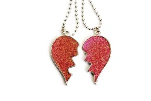 Red Coloured Hearts Drucke: Broken heart