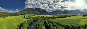 Northern Italy Urban Landscape Drucke: Bruneck