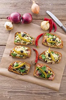 Healthy Meal Options Drucke: Bruschetta