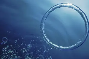 Underwater Ring Drucke: Bubble Ring Underwater, Ring Bubble