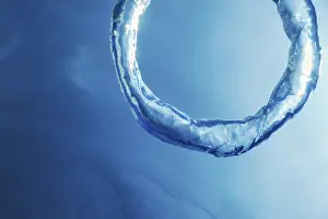 Uninhabited Island Scene Drucke: Bubble Ring Underwater, Ring Bubble