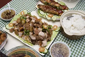 Seafood Delicacies Drucke: Buffet, speciality from Phillipines