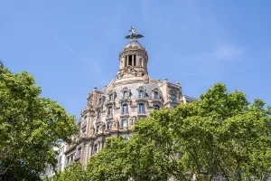 Catalonia Architecture Drucke: Building Edifici de la Unio i el Fenix