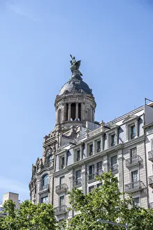 Catalonia Architecture Drucke: Building Edifici de la Unio i el Fenix