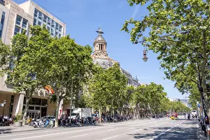 Catalonia Architecture Drucke: Building Edifici de la Unio i el Fenix