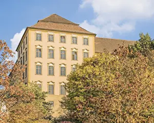 Benedictine Abbey Photography Drucke: Building of the extensive monastery complex Basilika Weingarten