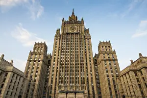 Moscow Tourist Attractions Drucke: Building of the Foreign Office