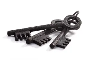 Old Keys Drucke: Bunch of keys