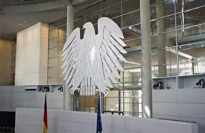 German Government District Drucke: Bundestag in Berlin