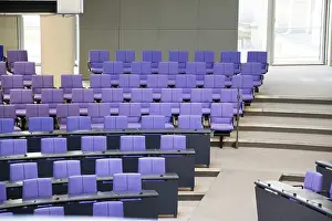 German Government Architecture Drucke: Bundestag in Berlin