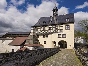 Abandoned Fortress In Central Europe Drucke: Burgk Castle in Thuringia