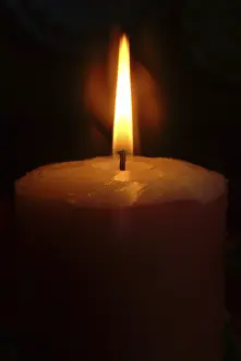 Candle Flame Drucke: Burning candle