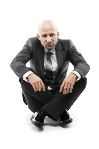 Business Attire Problems Drucke: Business problems and failure at work concept
