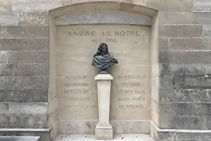 Western European Artwork Drucke: Bust of Andre Le Notre