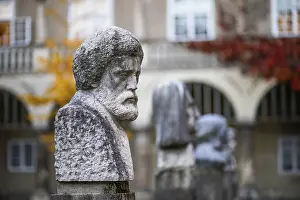 Drucke von Büste, Joseph Thaddäus Stammel, Barockskulptur, Styrische Galerie der Ehre in Schloss Graz, Graz, Steiermark, Österreich Büste, Joseph Thaddäus Stammel Schloss Drucke: Büste, Joseph Thaddäus Stammel
