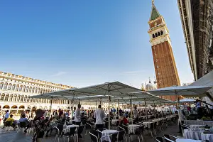 St Marks Square Drucke: Cafe at St. Mark's Square