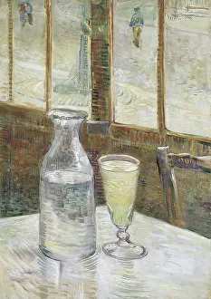 Vincent Van Gogh Art Drucke: Cafe table with absinthe (1887)