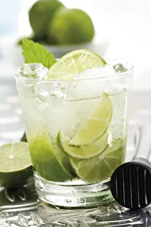 Alcoholic Drink Drucke: Caipirinha