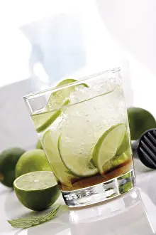 Cocktail Glassware Drucke: Caipirinha