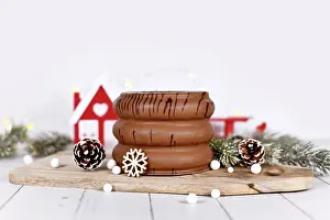 Traditional German Pastry Drucke: Cake called Baumkuchen