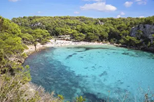 Turquoise Water Drucke: Cala Macarella, Menorca, Spain