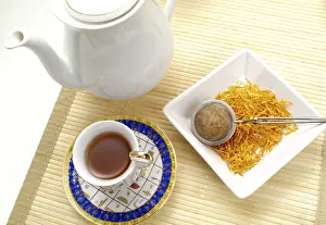 Alternative Medicine Tea Drucke: Calendula tea