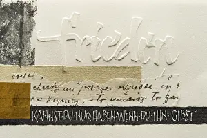 Calligraphy Studio Europe Drucke: Calligraphy studio, card with writing