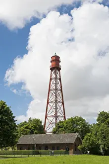 Lower Saxony Coastline Drucke: Campen Lighthouse, highest lighthouse in Germany