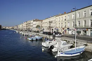 Urban Architecture Photography Drucke: Canals in Sete