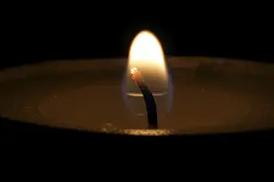 Christmas Candle Drucke: Candle and match