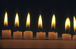Atmospheric Light Scene Drucke: Candle stumps