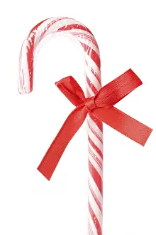 White Background Sweets Drucke: Candy canes isolated on white background