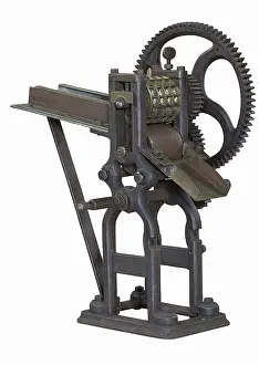 German Industrial Heritage Site Drucke: Candy machine of the 1920s on white background