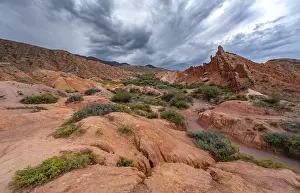 Eroded Sandstone Formations Drucke: Canyon of eroded sandstone formations