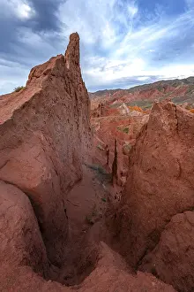 Eroded Sandstone Formations Drucke: Canyon of eroded sandstone formations
