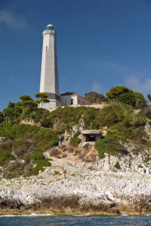 Mediterranean Sea Navigation Drucke: Cap Ferrat lighthouse, seafaring