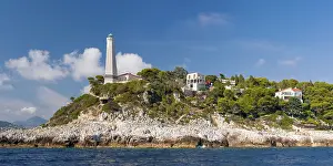 Deserted Lighthouse France Drucke: Cap Ferrat lighthouse, seafaring