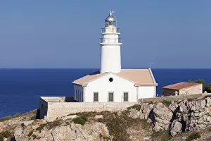 Deserted Mediterranean Coastline Drucke: Capdepera Lighthouse, Punta de Capdepera