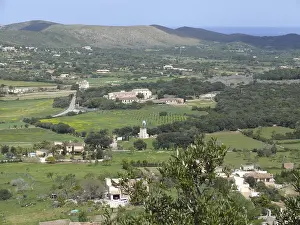 Deserted Farmland Spain Drucke: Capdepera, Majorca, landscape, fields