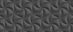 Minimalist Background Image Drucke: A captivating 3D illustration of geometric hexagon tile pattern