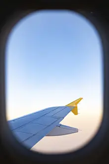 Airplane Window View Drucke: Captured from an airplane window